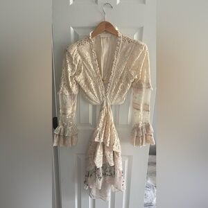 Love Shack Fancy Cut-Out Dress